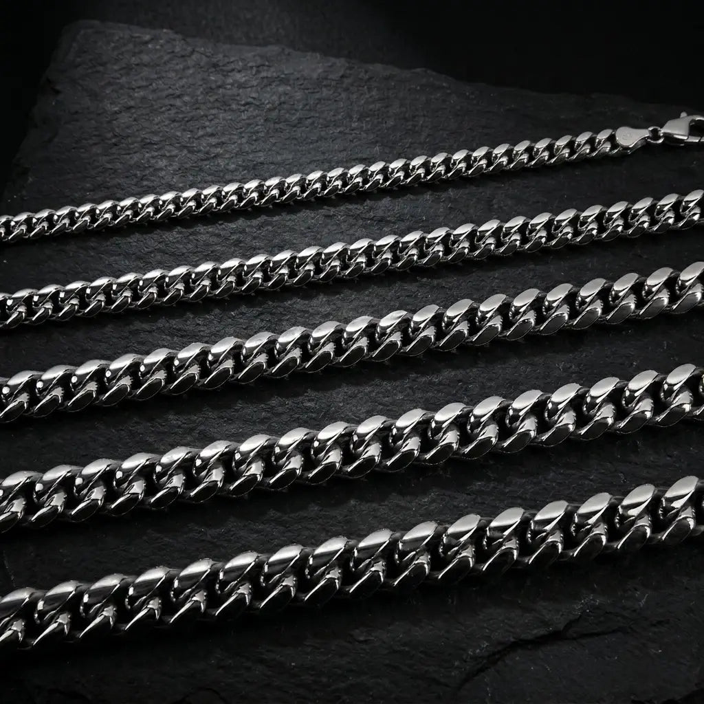 The Sledge - Heavy Duty Industrial Curb Chain Necklace Forged & Flat