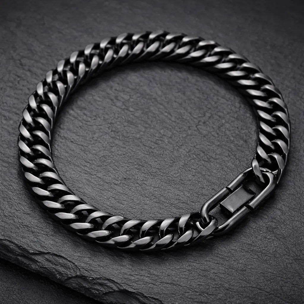 The Armoury | Heavy-Duty 316L Steel Men's Bracelets - Forged & Flat