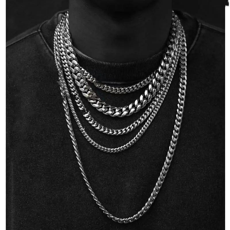 The Sledge - Heavy Duty Industrial Curb Chain Necklace Forged & Flat