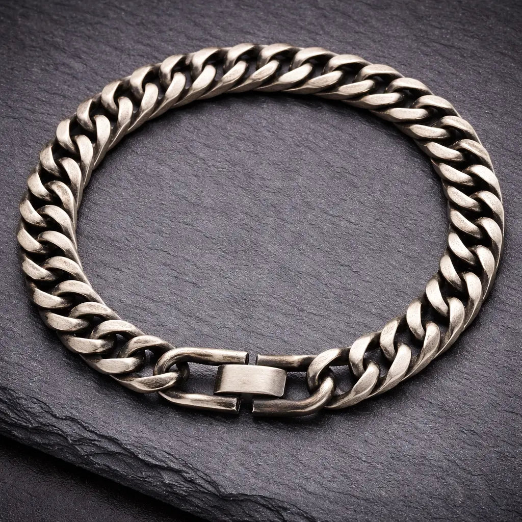 The Armoury | Heavy-Duty 316L Steel Men's Bracelets - Forged & Flat